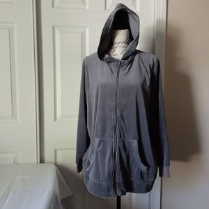 Sweater zipper up with  hoodie.